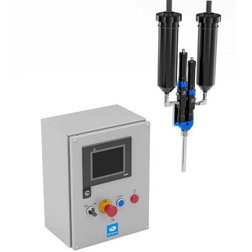 エポキシ樹脂用バッチ・ブレンダー - LiquidFlow 2 - Meter Mix Systems Ltd. - メタクリレート接着剤 / ポリウレタン接着剤用 / シリコン