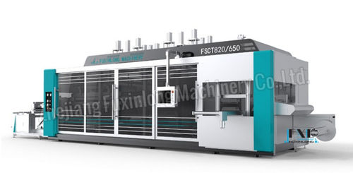 ロールによる供給熱成形機 - FSCT-820/650 series - Zhejiang Fuxinlong Machinery Co.,Ltd - ABS樹脂製 / PP / カップ製造用