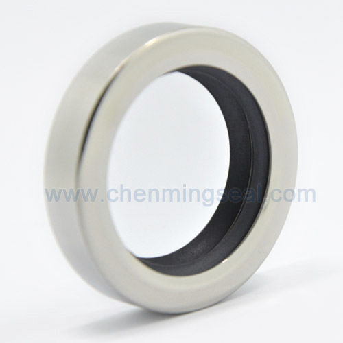 ダブルリップシール材 - PDL series - Ningbo Chenming Seals Manufacturing Co., Ltd. - ステンレススチール製 / PTFE / 円形