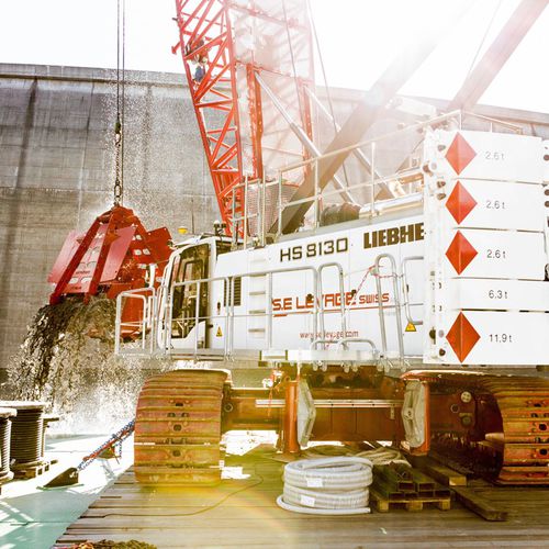 Liebherr HS8130.1 クローラークレーン / NZG 1/50 Liebherr HS8130.1 Cable Excavator – Detailed Model