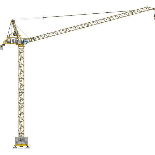 固定式クレーン - MR 418 A - Manitowoc Cranes - ラッフィングジブ / GME / 工事現場用