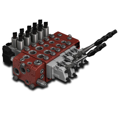 スプール油圧方向制御弁 - DPX100 series - WALVOIL - 電気油圧式 / 手動 / コンパクト