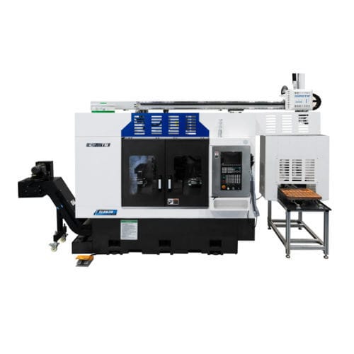 CNCフライス加工センター - SL0636 - Ningbo GongTie Precision Machinery Co.,LTD - 横型 / 6 軸 / 傾斜ベッド
