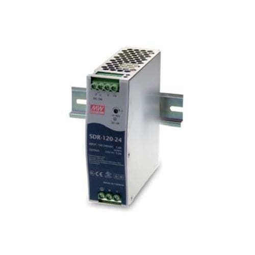 DINレール電源 - SDR-120 series  - Mean Well - AC/DC / 単一出力 / ショート防止機能付