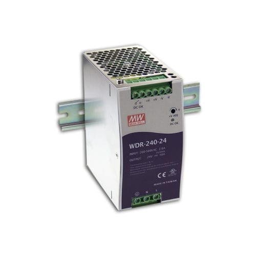DINレール電源 - WDR-240 series  - Mean Well - AC/DC / 単一出力 / 単相
