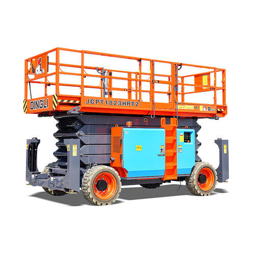 移動式シザース型高所作業車 - JCPT1823HRT2 - Zhejiang Dingli Machinery Co,Ltd - ハイブリッド型 / 屋外用 / コンパクト