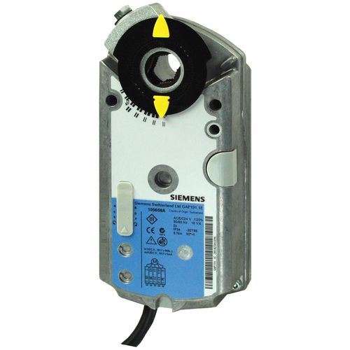空圧ダンパー用アクチュエータ - GAP191.1E - Siemens Fire Safety - 回転式 / IP54