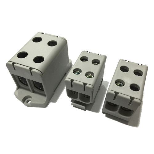 DINレール上端子台 - JUT10 series - Utility Electrical Co., Ltd. - ねじ接続式 / 単極 / 高圧電流