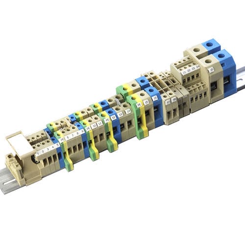 DINレール上端子台 - JUT2 series - Utility Electrical Co., Ltd. - ねじ接続式 / プラスチック / ヒューズ