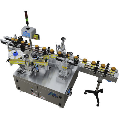 自動ラベル自動貼付機 - ALLINE C - ALTECH - ボトル用 / 化学製品 / 缶