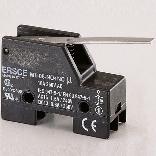 超小型ポジションスイッチ - M308NONC - BREMAS BETTER SWITCHES - IP40 / コンパクト / 工業用