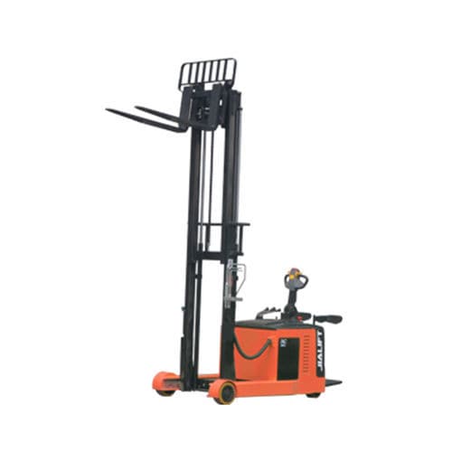 電動式リーチ型フォークリフト - Q20GA series - Zhejiang Jialift Warehouse Equipment Co., Ltd - スタンドオン / ハンドリング用 / 3輪