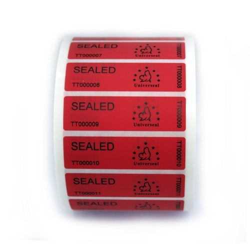 個人認識ラベル - UniLabel - Universeal (UK) Ltd - 印刷可能 / 熱転写 / セキュリティ