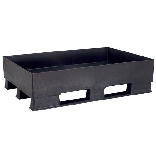 ポリエチレン漏洩防止パレット - 2556 series - Kiga GmbH - 亜鉛メッキ グリッド付