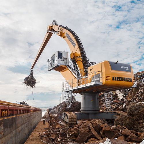 クローラー式資材運搬用ショベル - LH 150 C - Liebherr Excavators - 電動式