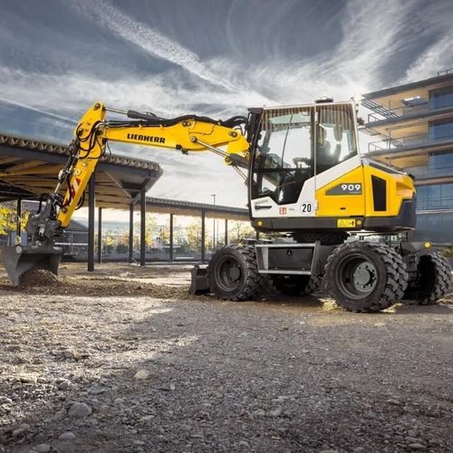 中型油圧ショベル - A 909 - Liebherr Excavators - ホイール式 / ディーゼル / コンパクト