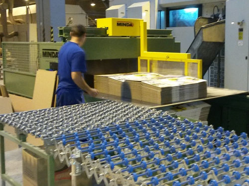 積み付けタイプパレタイザー - MINDA Industrieanlagen GmbH - ボール箱用 / 半自動