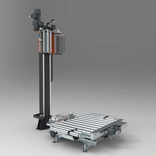 ターンテーブル式ストレッチ包装機 - Spider VA - Pamminger Verpackungstechnik Ges mbH - 全自動 / パレット用 / 表面シート取付