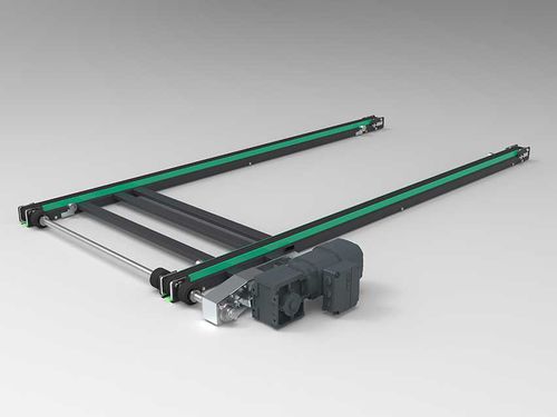 チェーンコンベヤー - Pamminger Verpackungstechnik Ges mbH - 輸送用 / 電動 / パレット用