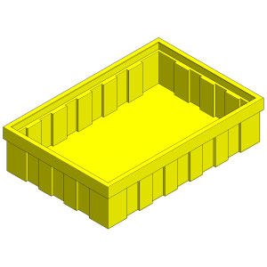 ドラム缶用液体垂れ落ち防止パレット - SECURETANK P EURO - PLASTIC PROGET EUROPEAN SRL - ポリエチレン / パレット