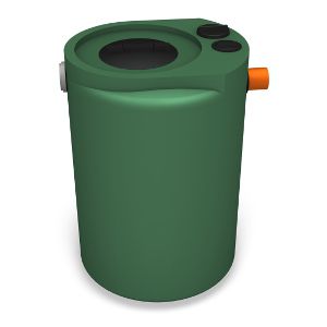 廃水処理用タンク - CROMASEPTIC series - PLASTIC PROGET EUROPEAN SRL - 低密度ポリエチレン LDPE / 円筒形 / 縦型