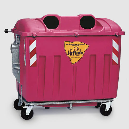 プラスチック製ゴミ箱 - ECOMIX 2000 - ROPLAST SRL - 垂直持ち上げ / リサイクル
