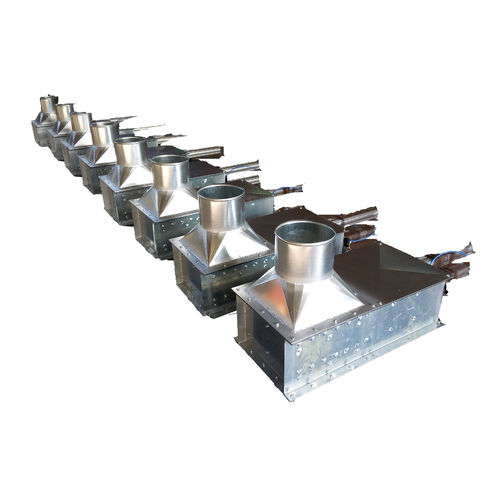 ナイフゲートバルブ - VGP series - VENTILAZIONE INDUSTRIALE SRL - 空気操作 / 重荷重用 / ステンレススチール製