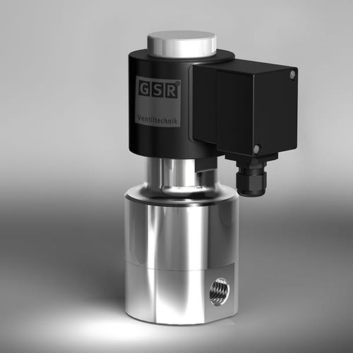 高圧電磁弁 - 2/529 - GSR Ventiltechnik GmbH & Co. KG - パイロット式 / 2方向 / NC