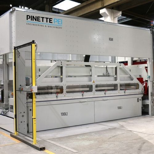 プラスチックフィルム熱成形機 - HDF - PINETTE EMIDECAU INDUSTRIES - 複合材料部品 / 自動 / 真空