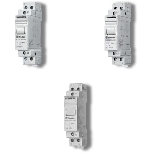モジュール式リモートスイッチ - 20 series - FINDER S.p.A. con unico socio - 電気機械式 / DINレール