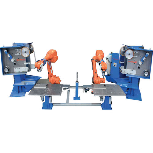 正面削りロボットセル - CR-60/2UL+2UL+PDG - AUTOPULIT - 野菜磨き用