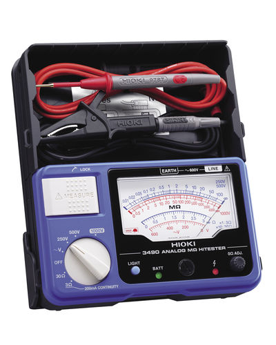 絶縁試験機 - 250/ 500/ 1000 V, 100 - 4000 MΩ | 3490 - HIOKI E.E. CORPORATION/日置電機 - 連続性