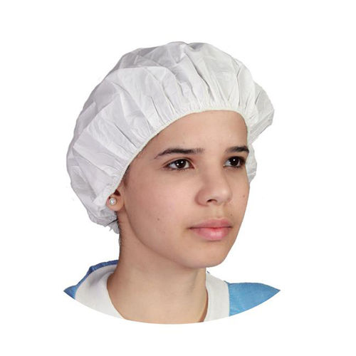 医療用使い捨てキャップ - WLC1001 - Hubei Wanli Protective Products Co., Ltd. - 女性用 / 食品産業用 / 実験用
