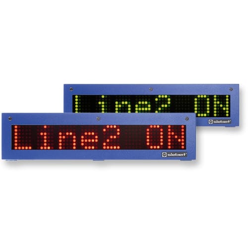LEDディスプレイ - SX302 series - Siebert Industrieelektronik GmbH - 英数字 / デジタル / ドット マトリックス
