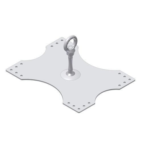 ステンレススチール製落下防止錨 - RVT - ST QUADRAT Fall Protection SA - スチール用 / 屋根用