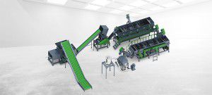 回転 / 撹拌洗浄 ライン - PE series - Zhangjiagang City Grace Machinery Co., Ltd - 乾式 / 自動 / リサイクル産業用