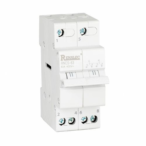 手動転換器 - RNCS-63 - WENZHOU RENA ELECTRIC CO.,LTD - DINレール / 4極 / 3極
