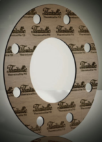 黒鉛ガスケットシート - Thermiculite 715 - Flexitallic - フランジ取り付け / 高温