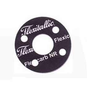 フラットシール材 - Flexicarb NR - Flexitallic - 黒鉛 / フランジ取り付け / 耐薬品性