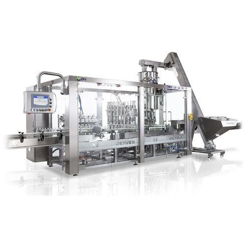 ロータリー洗浄 / 充填 / 打栓機 - BSO/24-RR-NW/24-PF/12 - Rejves Machinery S.r.l - 化粧品用 / 粘性液体用 / ボトル用