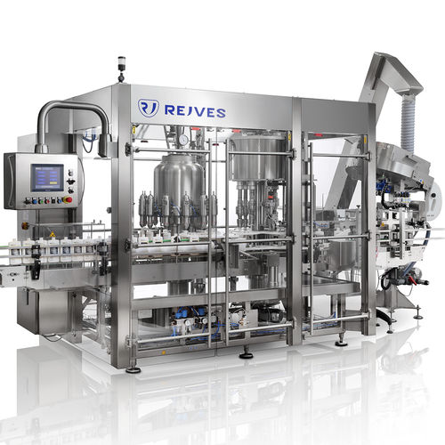 ロータリー充填機・キャッピング機 - MR-NW-PF - Rejves Machinery S.r.l - 自動 / ボトル用 / 一体型