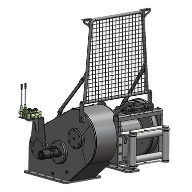油圧式ウィンチ - HMW 30.0 THT  - Hammer Winch - 重荷重用 / 引っ張り / 車両用