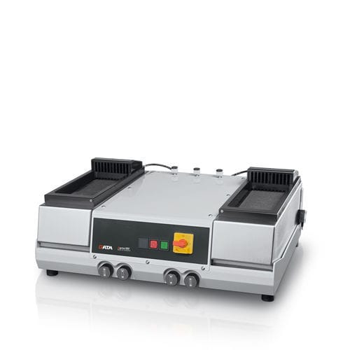ベルト研磨グラインダー - QGRIND 100 - QATM - 定置型 / 電気 / 予備粉砕