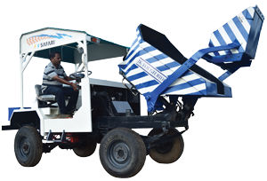 タイヤ式ダンプカー - JKTR 2 - Safari Construction Equipments Private Limited - ディーゼル / 背部除荷型 / コンパクト
