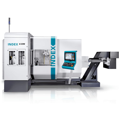 CNCフライス加工センター - G200.3/ G220 - INDEX FRANCE - 横型 / 5軸 / スピンドル