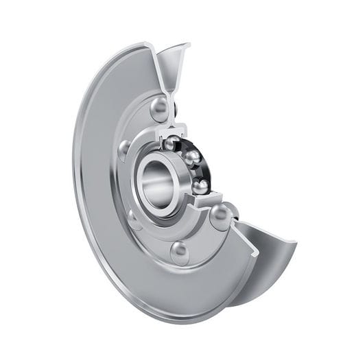 回転式滑車 - RSR series  - Schaeffler Technologies AG & Co. KG - 溝付き / 自在 / スチール製