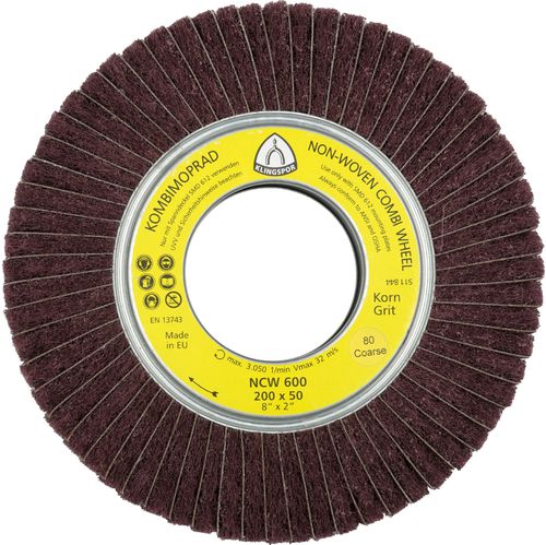 円形ブラシ - NCW 600  - KLINGSPOR - 仕上げ / 溶接部洗浄 / 掃除用