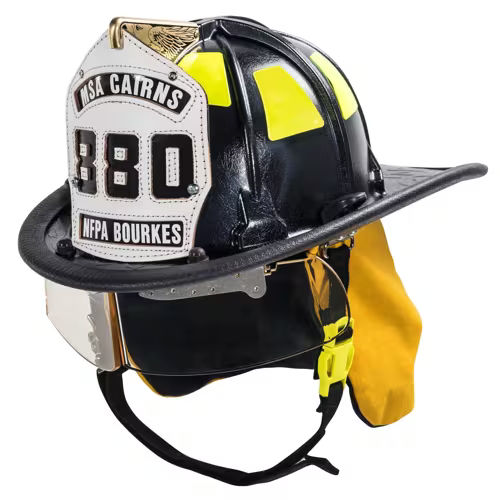 消防士用ヘルメット - Cairns® 880 - Mine Safety Appliances Company - 黒
