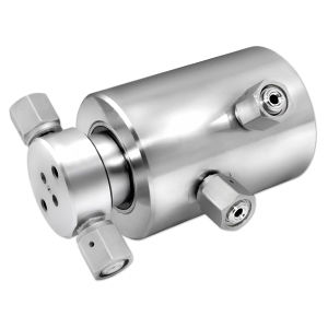 化学製品ロータリージョイント - OB-06112 - DSTI - Dynamic Sealing Technologies - 2流路 / 航空用 / ステンレススチール製