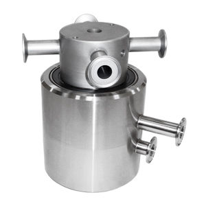 オイルロータリージョイント - BE-07962 - DSTI - Dynamic Sealing Technologies - ガス用 / 食品用 / 2流路
